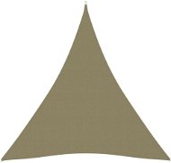 Tieniaca plachta oxfordská látka trojuholníková 3 × 4 × 4 m béžová - Tieniaca plachta