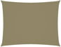 Tieniaca plachta oxfordská látka obdĺžniková 2,5 × 4 m béžová - Tieniaca plachta