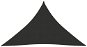 Tieniaca plachta oxfordská látka trojuholníková 3,5 × 3,5 × 4,9 m antracitová - Tieniaca plachta