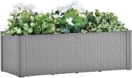 Zahradní vyvýšený záhon se samozavlažováním šedý 100x43x33 cm - Vyvýšený záhon