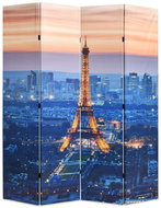 Skládací paraván 160 x 170 cm Noční Paříž - Paraván