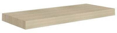 Plovoucí nástěnná police dubová 60 x 23,5 x 3,8 cm MDF - Shelf - Main image