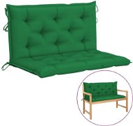 Poduška pre závesné hojdacie kreslo zelená 100 cm textil - Vankúš na sedenie