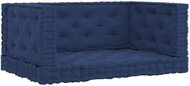 Pallet furniture cushions 4 pcs light navy blue cotton - Pillow Seat