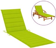 Garden cushion bright green 200 x 70 x 4 cm textile - Pillow Seat