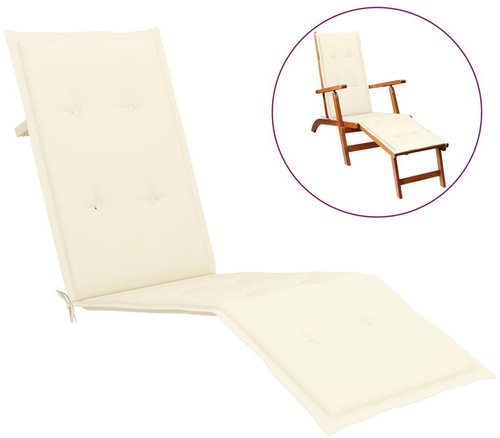 Cushion for reclining chair cream (75+105) x 50 x 4 cm - Pillow Seat - Main image