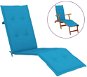 Cushion for reclining chair blue (75+105) x 50 x 4 cm - Pillow Seat