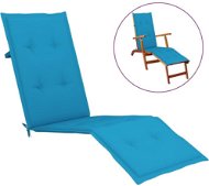 Poduška na polohovaciu stoličku modrá (75 + 105) × 50 × 4 cm - Vankúš na sedenie