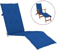 Poduška na polohovaciu stoličku kráľovská modrá (75 + 105) × 50 × 4 cm - Vankúš na sedenie