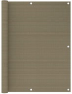 SHUMEE Balkónová zástěna taupe 120 x 500 cm HDPE - Zástěna