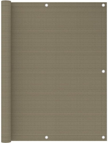 Balkonová zástěna taupe 120 x 300 cm HDPE - Zástěna - Main image