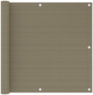 Balkonová zástěna taupe 90 x 300 cm HDPE - Zástěna
