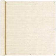 SHUMEE Balkónová zástěna krémová 120 x 600 cm HDPE - Zástěna