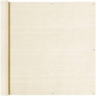 Balkonová zástěna krémová 120 x 500 cm HDPE - Zástěna