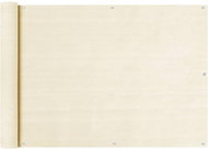 SHUMEE Balkónová zástěna krémová 75 x 600 cm HDPE - Zástěna