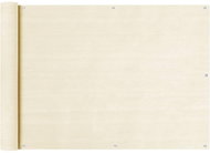 SHUMEE Balkónová zástěna krémová 75 x 300 cm HDPE - Zástěna