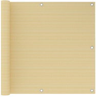 SHUMEE Balkónová zástěna béžová 90 x 300 cm HDPE - Zástěna