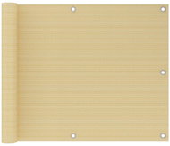 SHUMEE Balkónová zástěna béžová 75 x 500 cm HDPE - Zástěna