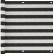 Balkónová zástěna HDPE 90 x 300 cm antracitovo-bílá - Zástěna