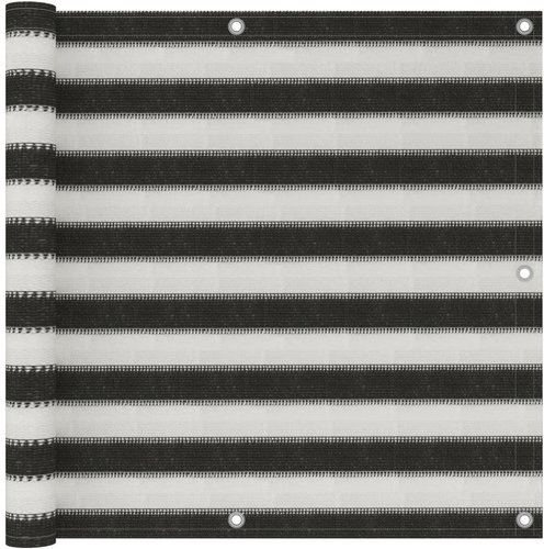 Balkónová zástěna HDPE 90 x 300 cm antracitovo-bílá - Zástěna - Main image