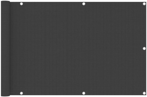 SHUMEE Balkónová zástěna antracitová 90 x 300 cm HDPE - Zástěna - Main image