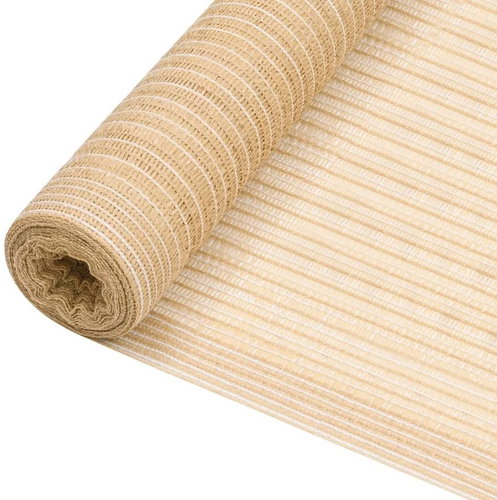 Stínící tkanina béžová 2 x 25 m HDPE 75 g/m2 - Zástěna - Main image