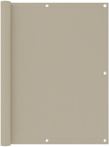 Balkónová zástěna béžová 120 x 300 cm oxfordská látka - Zástěna - Main image
