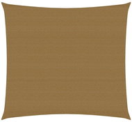 Stínící plachta 160 g/m2 taupe 4 x 4 m HDPE - Stínící plachta