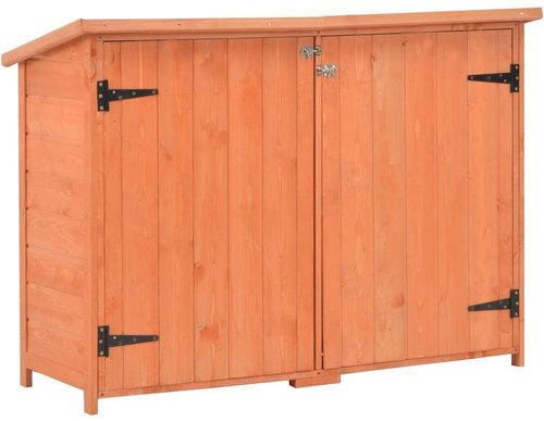 SHUMEE Skříň zahradní, dřevěná 120 x 50 x 91 cm - Garden Storage Cabinet - Main image