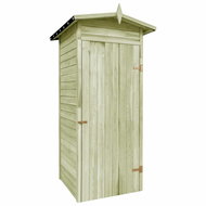 SHUMEE Skříň zahradní, borovice 210 x 100 x 100 cm - Garden Storage Cabinet
