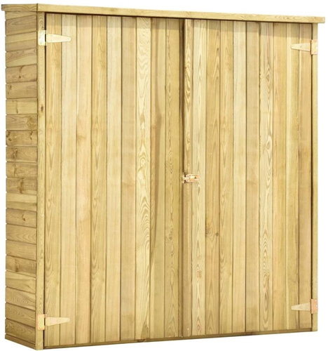 SHUMEE Skříň zahradní, borovice 163 x 50 x 171 cm - Garden Storage Cabinet - Main image