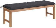 SHUMEE Zahradní lavice s antracitovou poduškou 150 cm teak 3062853 - Zahradní lavice