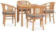 SHUMEE Set zahradního nábytku 5dílný s poduškami teak 3060007 - Zahradní nábytek