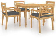 SHUMEE Set zahradního nábytku 5dílný s poduškami teak 3087038 - Zahradní nábytek