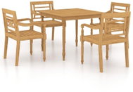 SHUMEE Set zahradního nábytku 5dílný teak 3087034 - Zahradní nábytek