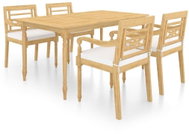 SHUMEE Set zahradního nábytku 5dílný s poduškami teak 3087041 - Zahradní nábytek