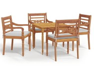SHUMEE Set zahradního nábytku 5dílný s poduškami teak 3100784 - Zahradní nábytek