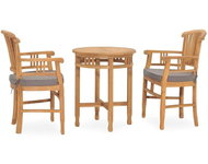 SHUMEE Set zahradního nábytku 3dílný s poduškami teak 3060000 - Zahradní nábytek