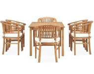 SHUMEE Set zahradního nábytku 7dílný s poduškami teak 3060019 - Zahradní nábytek