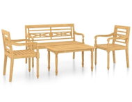 SHUMEE Zahradní sedací souprava 4dílná teak 3087051 - Zahradní nábytek