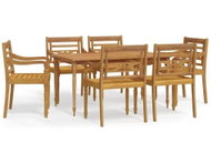 SHUMEE Set zahradního nábytku 7dílný teak 3100788 - Zahradní nábytek