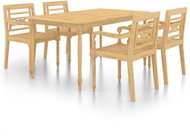 SHUMEE Set zahradního nábytku 5dílný teak 3087039 - Zahradní nábytek