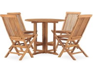 SHUMEE Set zahradního nábytku 5dílný teak 3059977 - Zahradní nábytek