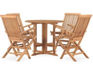 SHUMEE Set zahradního nábytku 5dílný teak 3059978 - Zahradní nábytek