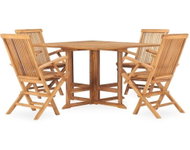 SHUMEE Set zahradního nábytku 5dílný teak 3059993 - Zahradní nábytek