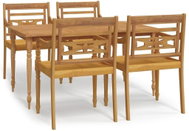 SHUMEE Set zahradního nábytku 5dílný teak 3100787 - Zahradní nábytek