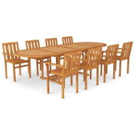 SHUMEE Set zahradního nábytku 9dílný teak 3059620 - Zahradní nábytek