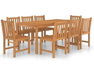 SHUMEE Set zahradního nábytku 9dílný teak 3059942 - Zahradní nábytek