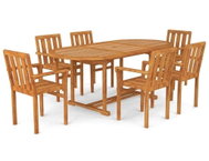 SHUMEE Set zahradního nábytku 7dílný teak 3059612 - Zahradní nábytek