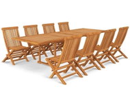 SHUMEE Set zahradního nábytku 9dílný teak 3059613 - Zahradní nábytek